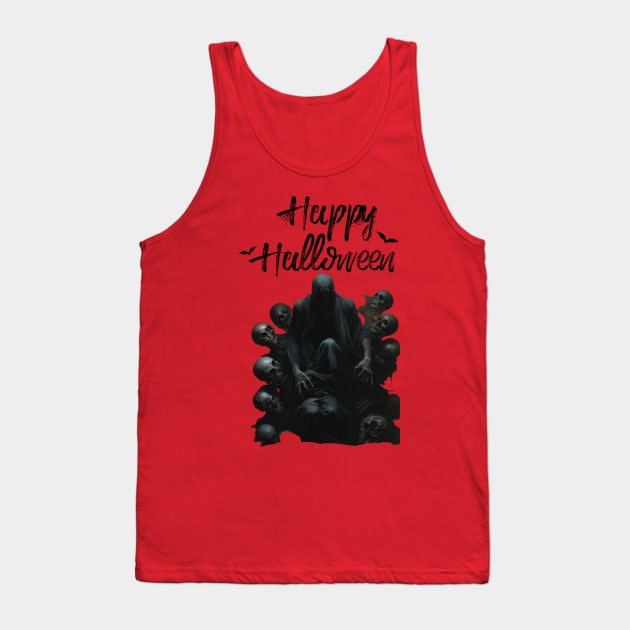 Zombie Halloween Tank Top by masksutopia